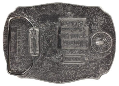 Levi Strauss & Co Since 1850 Quality Clothing Belt Buckle Back
