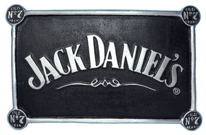 Licensed Jack Daniels Black Belt Buckle