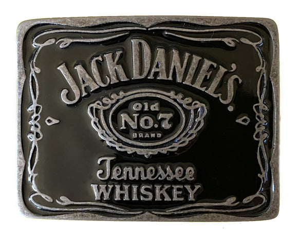 Licensed Jack Daniels Tennessee Whiskey Black Belt Buckle – Buckle My Belt