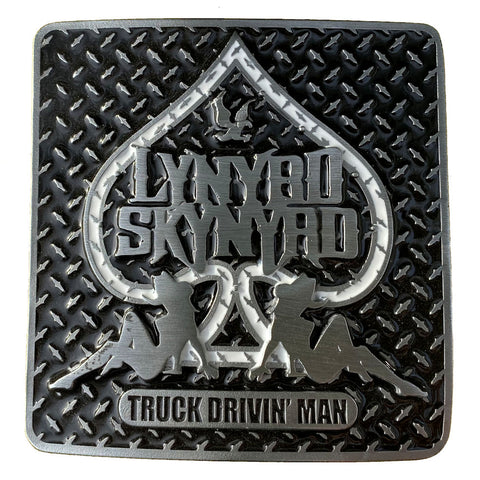 Lynyrd Skynyad Truck Drivin Man Belt Buckle