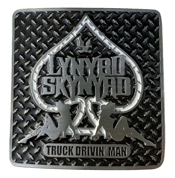 Lynyrd Skynyad Truck Drivin Man Belt Buckle