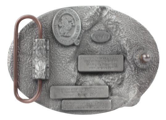 Minnie the Minx Belt Buckle Back