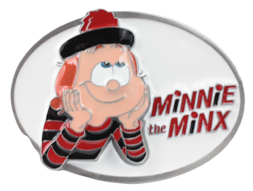 Minnie the Minx Belt Buckle