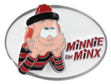 Minnie the Minx Belt Buckle