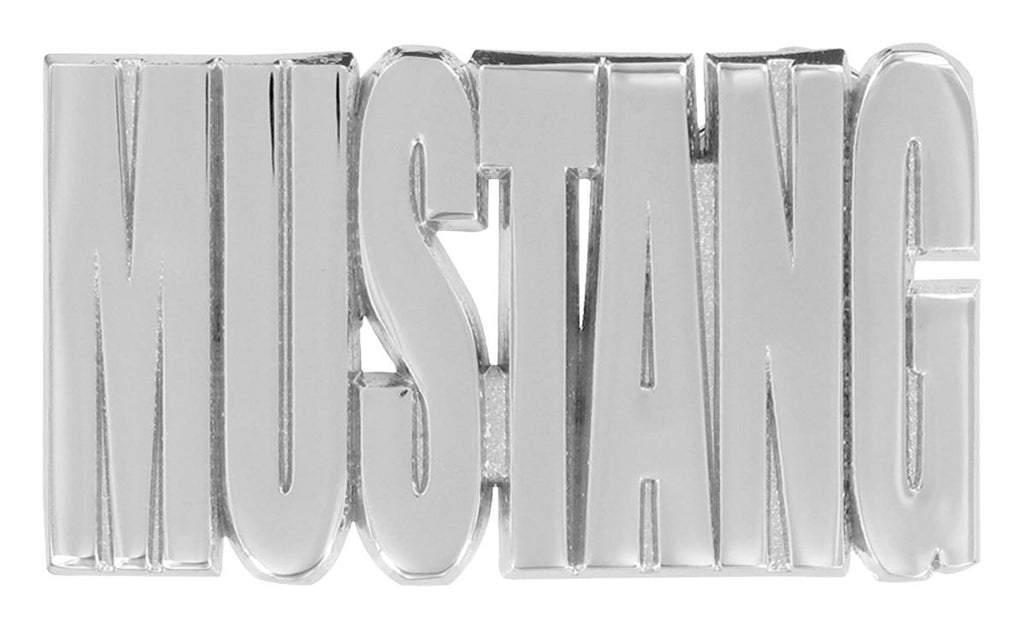 Mustang Block Outline Belt Buckle