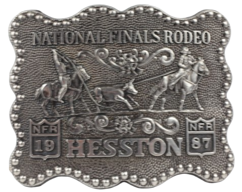 National Finals Rodeo 1987 NFR Belt Buckle