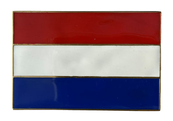 Netherlands Flag Belt Buckle