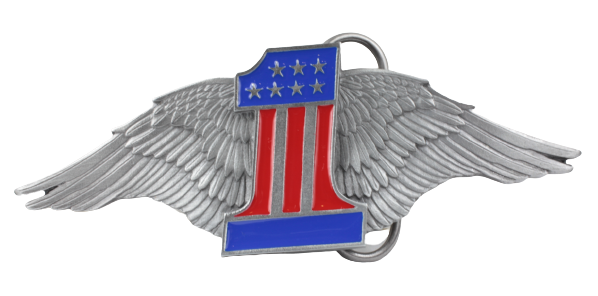 No 1 Wings Belt Buckle