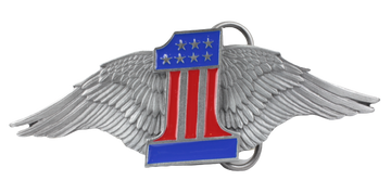 No 1 Wings Belt Buckle