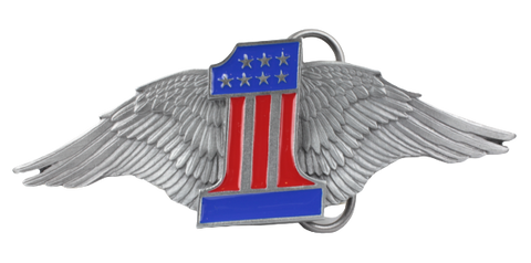 No 1 Wings Belt Buckle