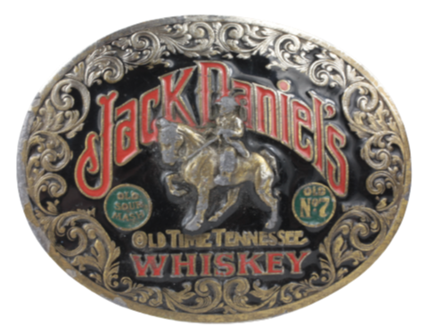 Old Time Tennessee Jack Daniels Belt Buckle
