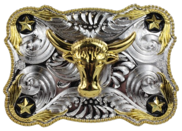 Oversized Bull Rider Belt Buckle