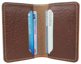 Quality Brown Leather 4 Card Holder