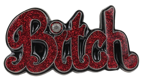 Red Bitch Belt Buckle