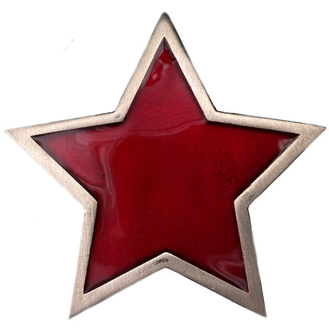 Red Star Belt Buckle