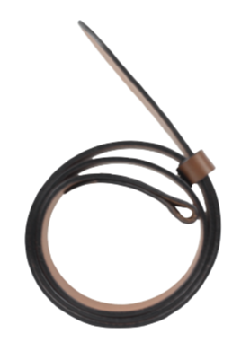 Interchangeable 32mm Brown Belt Strap Chicago Screws