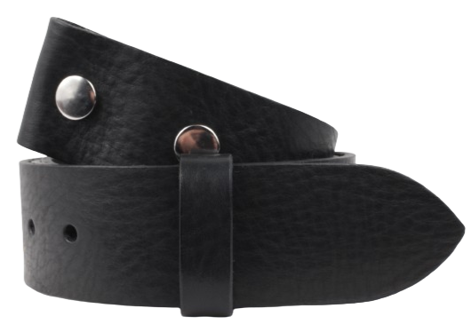 Replacement Black Leather Belt Strap