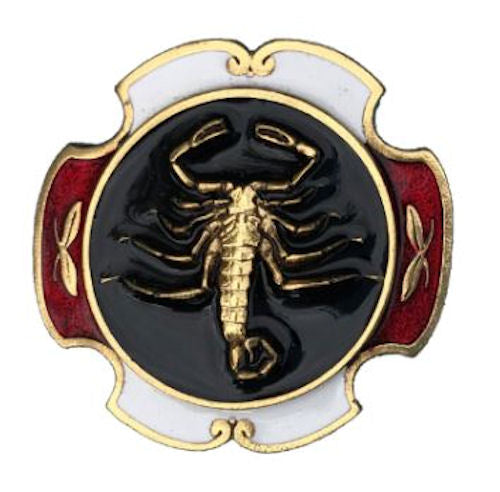 Scorpion Gold Silver Plated Bolo Tie