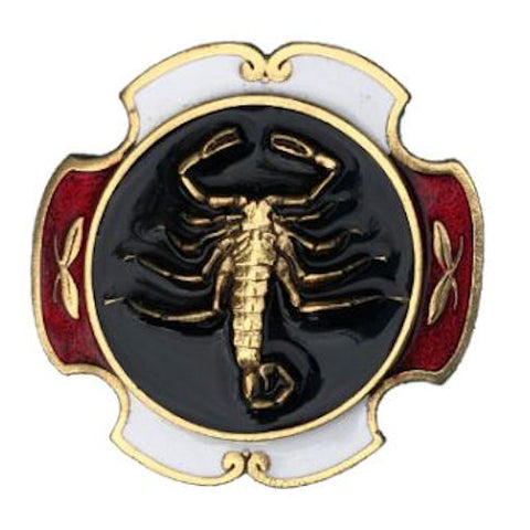 Scorpion Gold Silver Plated Bolo Tie