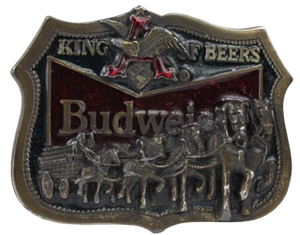 Shire Horse Budweiser King of Beers Belt Buckle