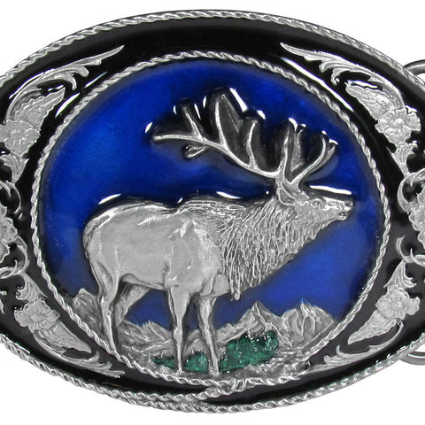 Stag Blue Belt Buckle