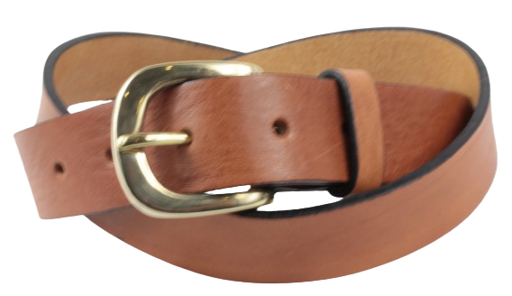 Tan 1 1/4 Inch Leather Belt