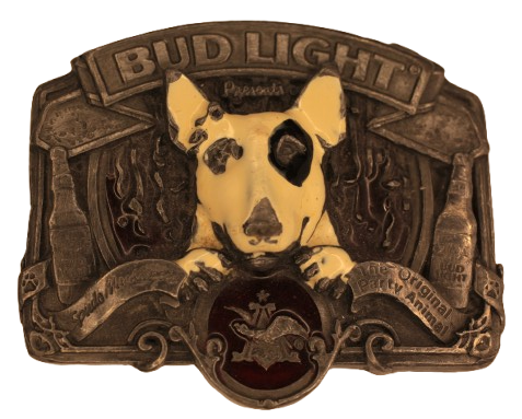 The Bud Light Spuds MacKenzie Belt Buckle