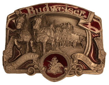The Budweiser King of Beers Belt Buckle
