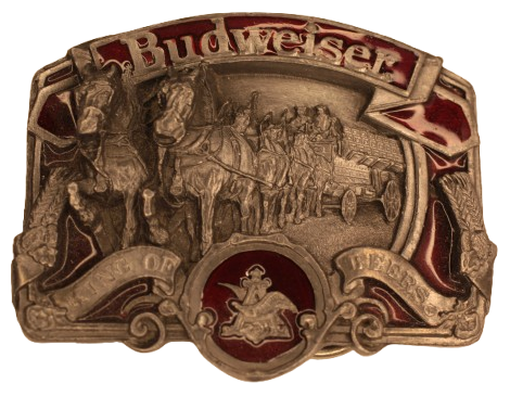 The Budweiser King of Beers Belt Buckle