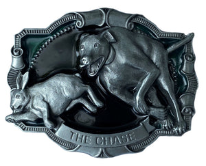 The Chase Lurcher Belt Buckle