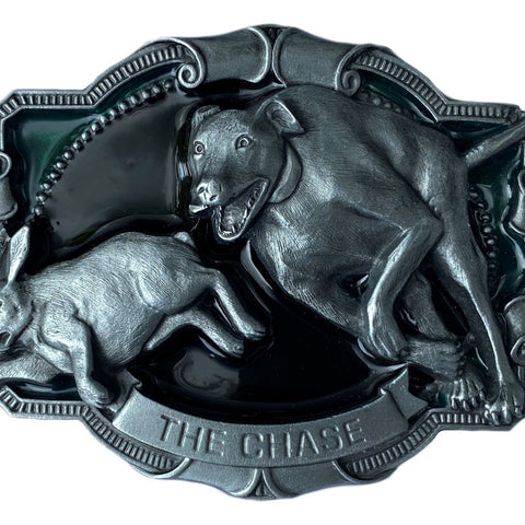 The Chase Lurcher Belt Buckle