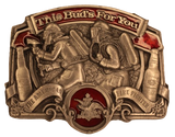 This Bud’s for You American Firefighters Belt Buckle