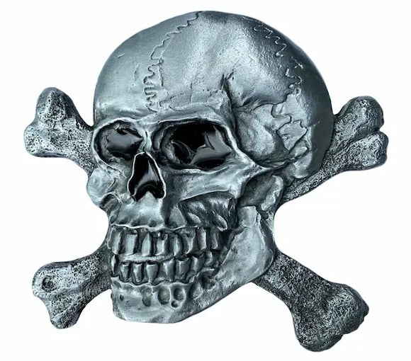 Crumrine Mens Western Oval Cow Skull Cowboy Buckle Silver Crumrine Mens Western Oval Cow Skull Cowboy Buckle Silver