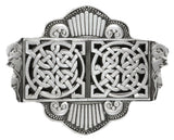 Twin Celtic Circles Belt Buckle