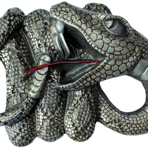 Twisting Snake Belt Buckle