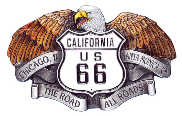 US 66 Eagle Belt Buckle