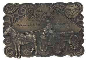 Vintage Coca Cola Belt Buckle