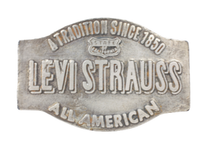 Vintage Levi Strauss A Tradition Since 1850 All American Belt Buckle