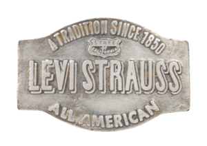 Antique levi strauss belt buckle on sale