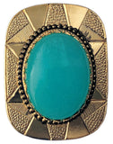 Western Bolo Tie Jade Stone Cabochon