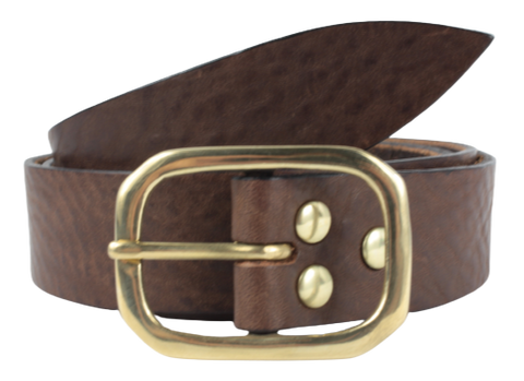 1.25 Inch Dark Brown Classic Trouser Belt