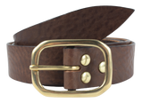 1.25 Inch Dark Brown Classic Trouser Belt