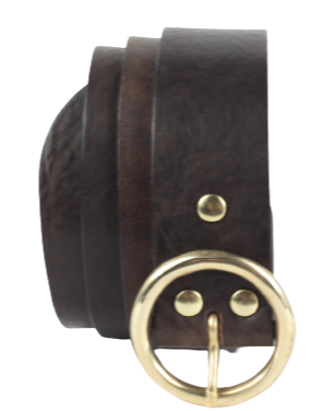 1.5 Inch Jean Belt in Dark Brown