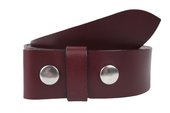 2 Inch Made to Measure Burgundy Belt Strap