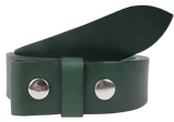 1.75" Inch Wide Green Leather Belt Strap