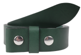 1 Inch Wide Green Leather Belt Strap
