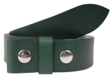 2 Inch Wide Green Leather Belt Strap 