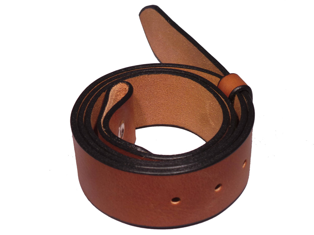 1 3/4 Inch Brown Belt Strap Blank