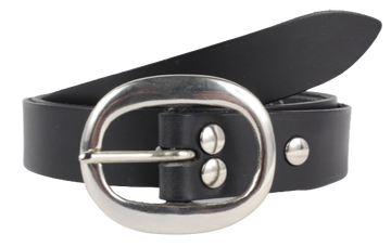 1" Inch Designer Leather Trouser Belt