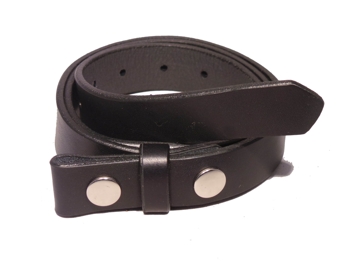 Leather Belt Straps Without Buckle Replacement Snap No Buckles
